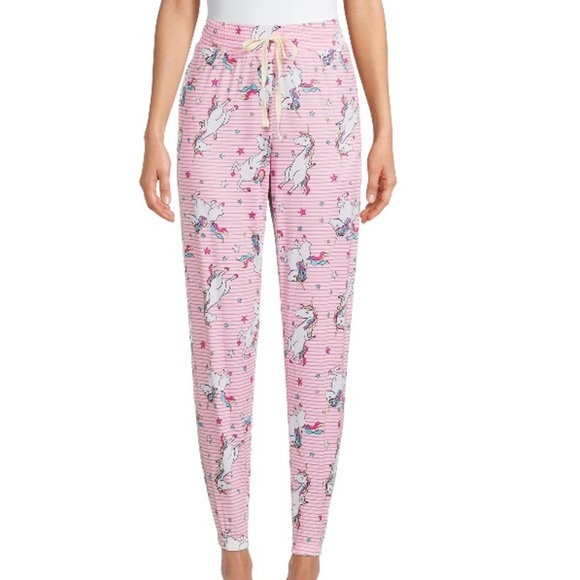 Briefly Stated Women’s Sleep Joggers Size 3X With‎ Pockets Unicorn Print … - Picture 1 of 7